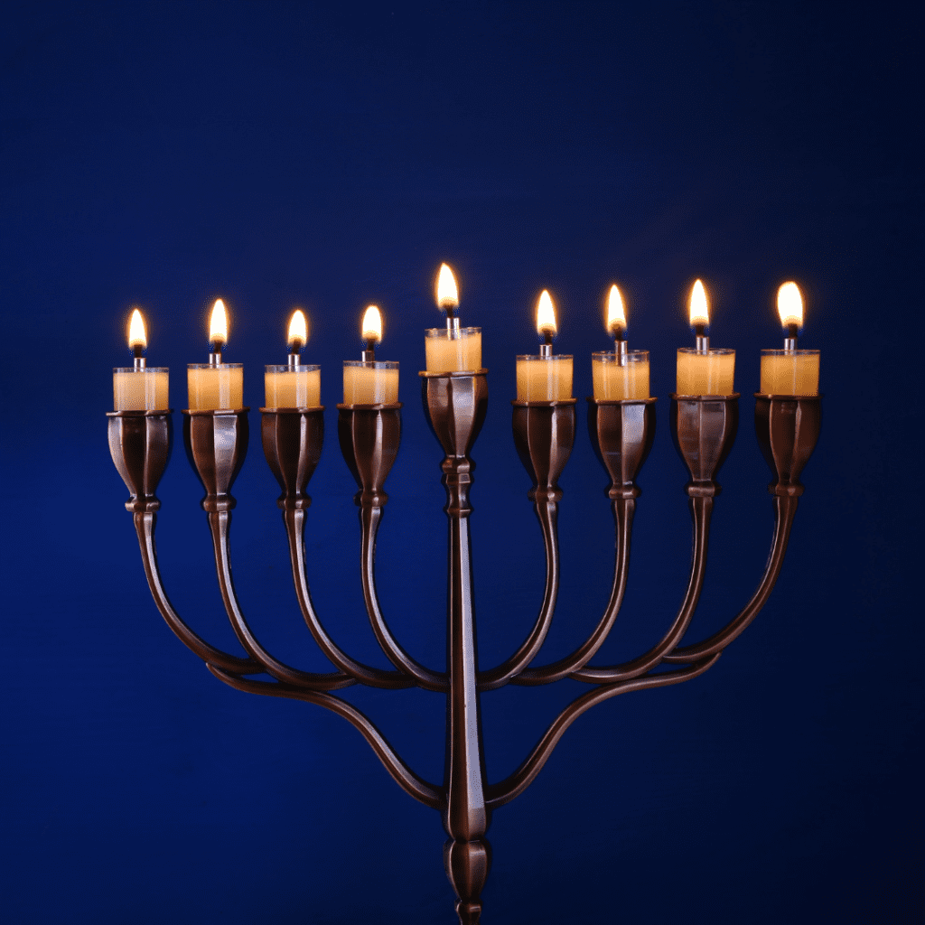 En la imagen se observa un Menorah