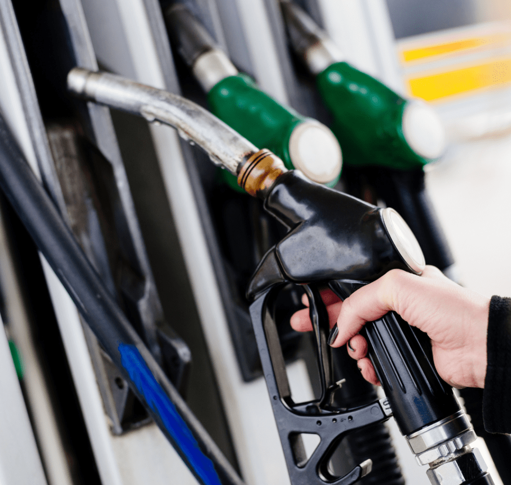 En la imagen se muestra una manguera de diésel