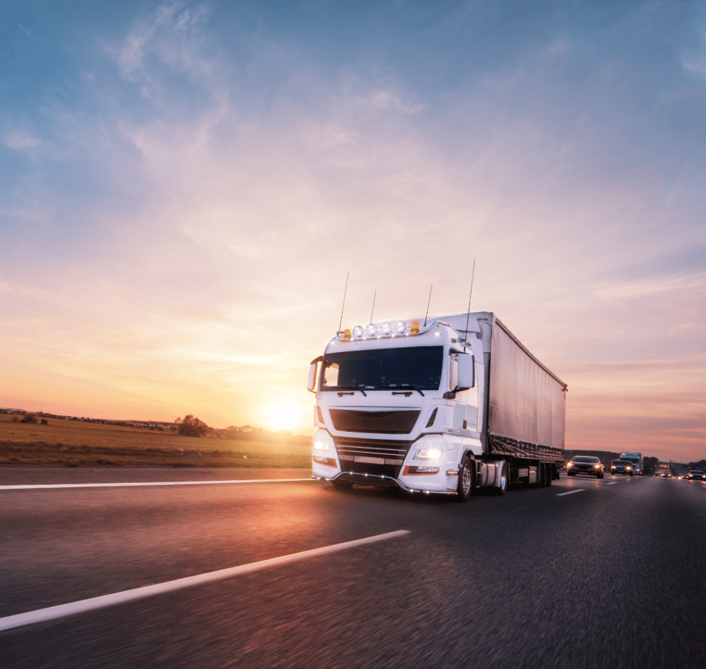 En la imagen se muestra un camión en carretera