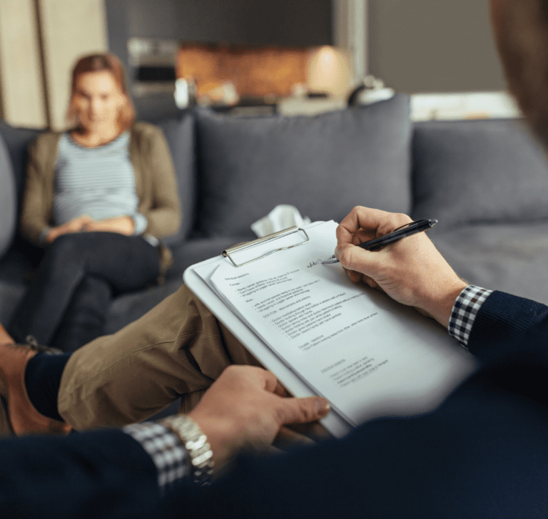 En la imagen se muestra una sesión de terapia