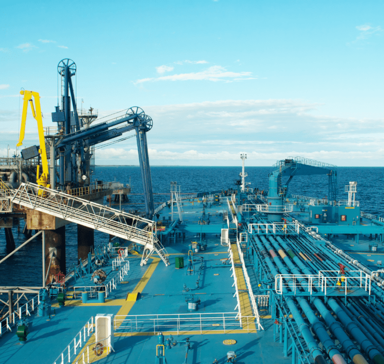 En la imagen se muestra una productora de petróleo