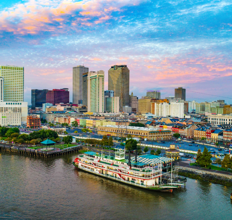 En la imagen se muestra una foto de Louisiana