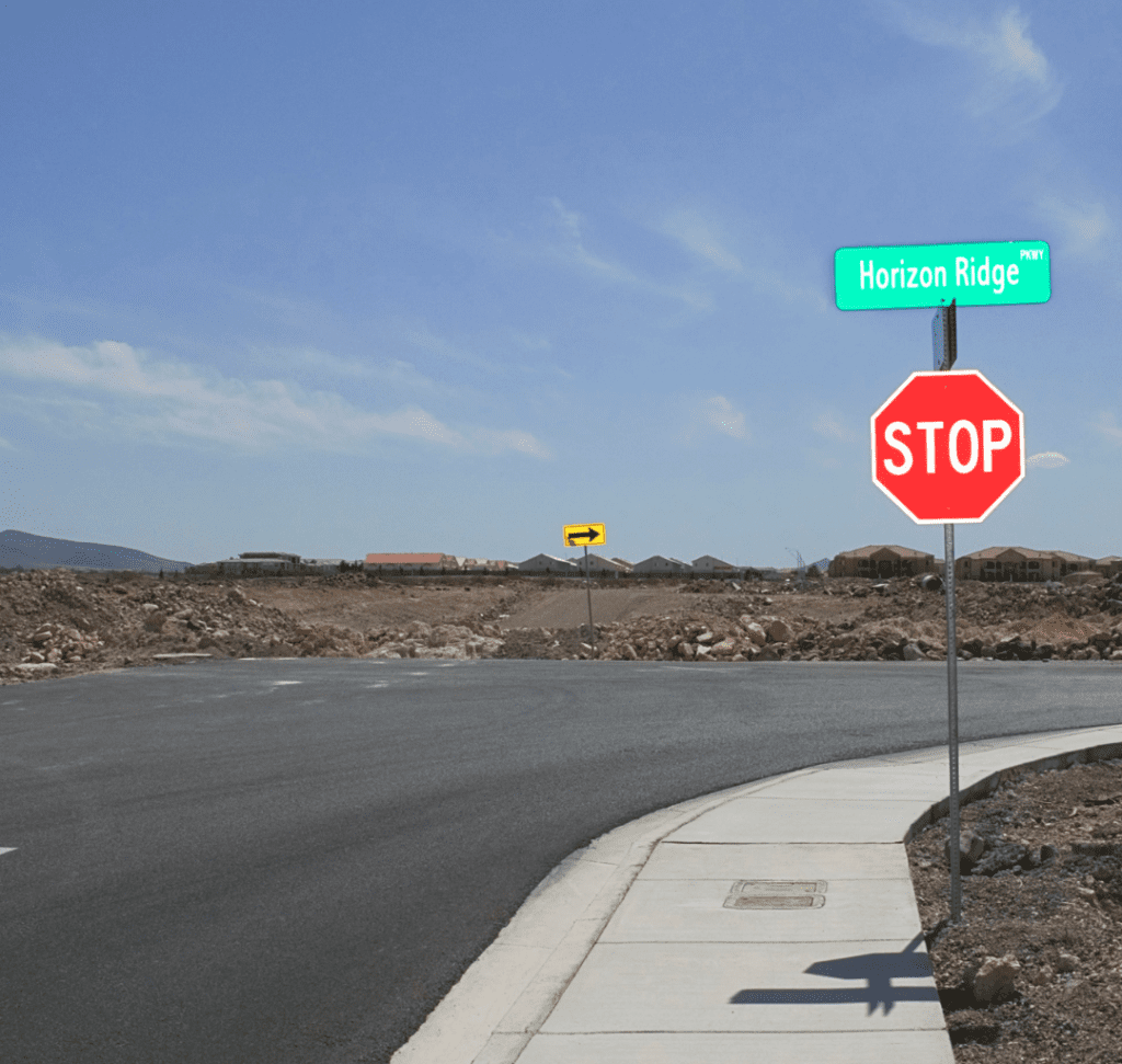 En la imagen se muestra una señal de alto