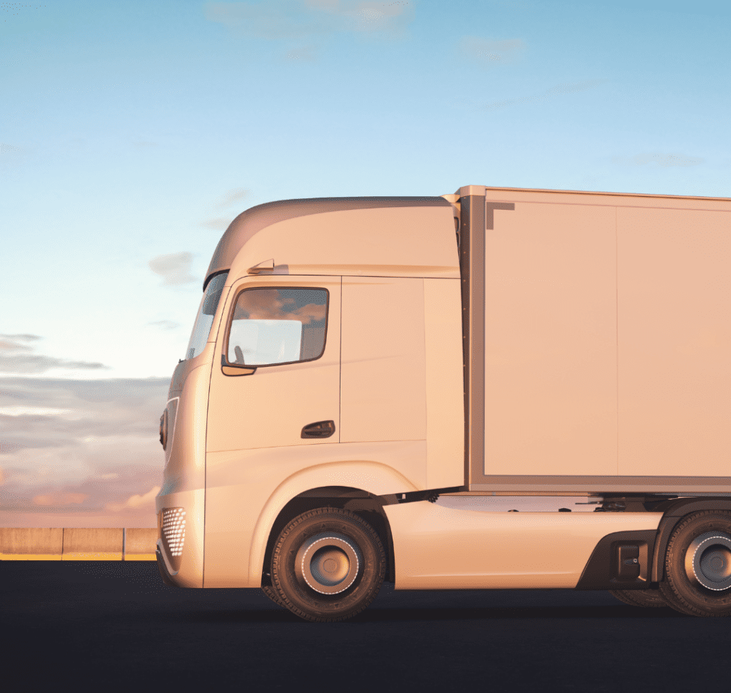 En la imagen se muestra un vehículo autónomo