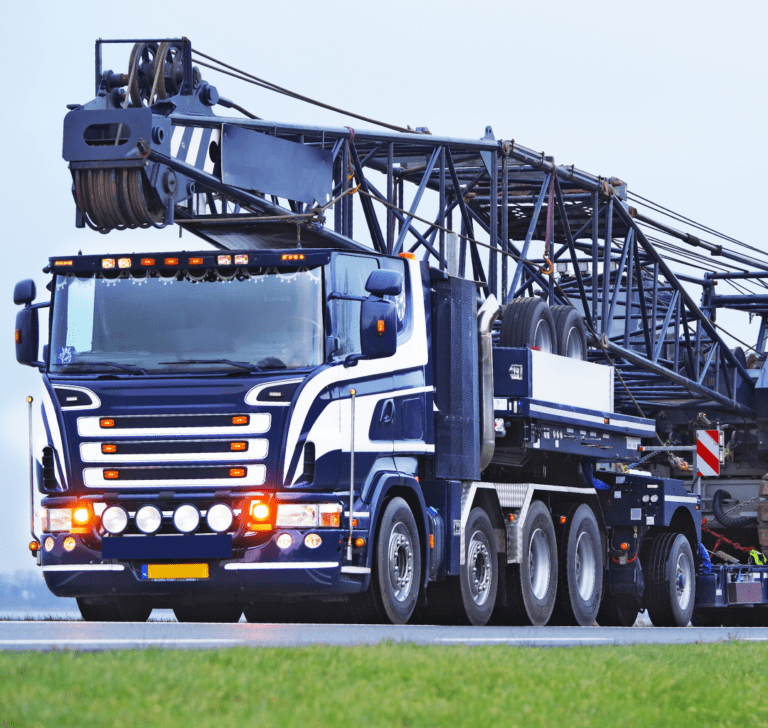 En la imagen se muestra un camión pesado