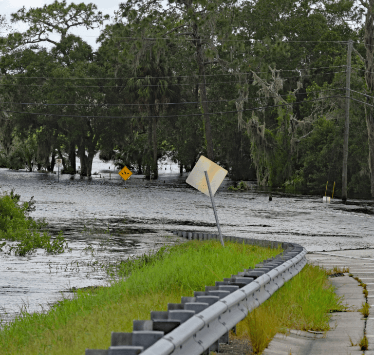 En la imagen se muestra el resultado de un huracán