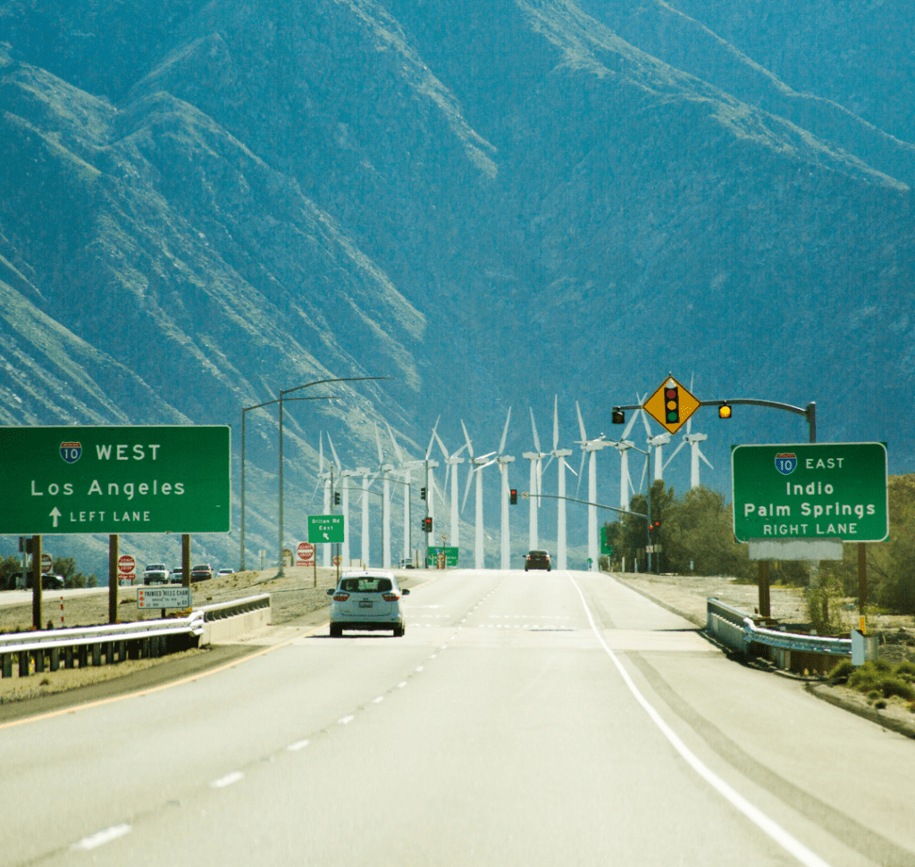 En la imagen se muestra la Interestatal I-10