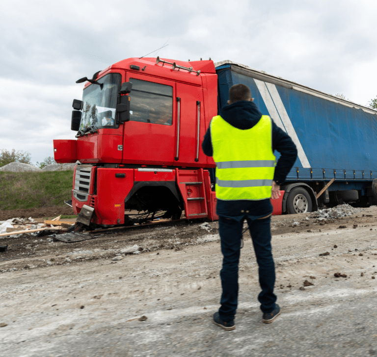 En la imagen se muestra un accidente de tráfico