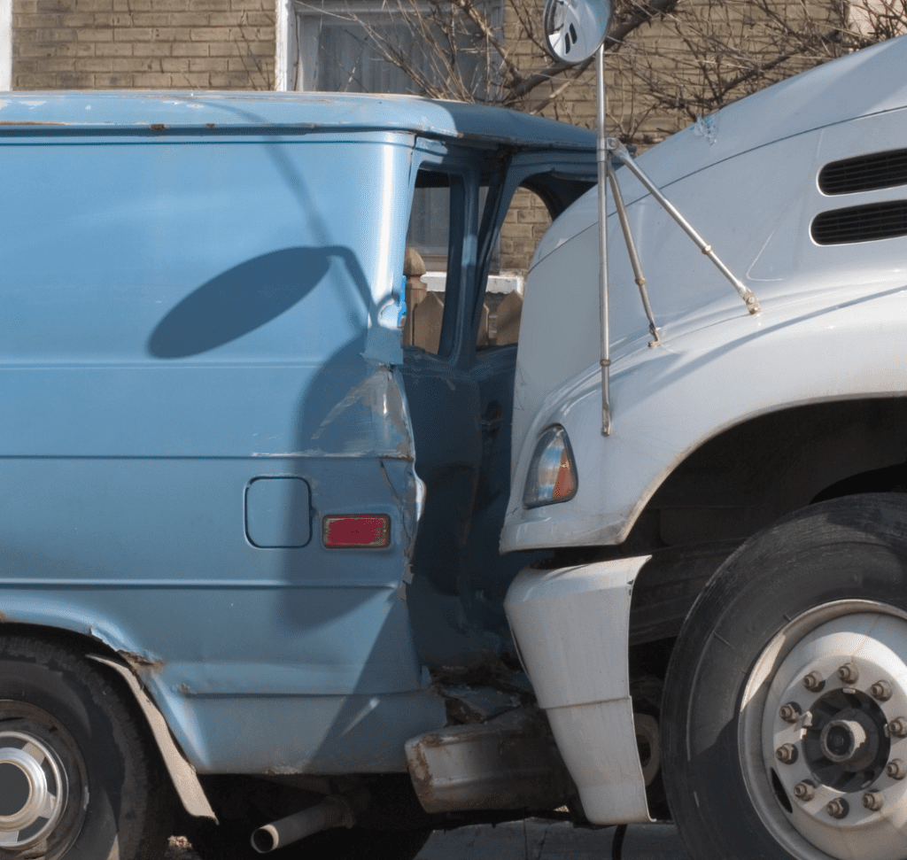 En la imagen se muestra un accidente de transporte