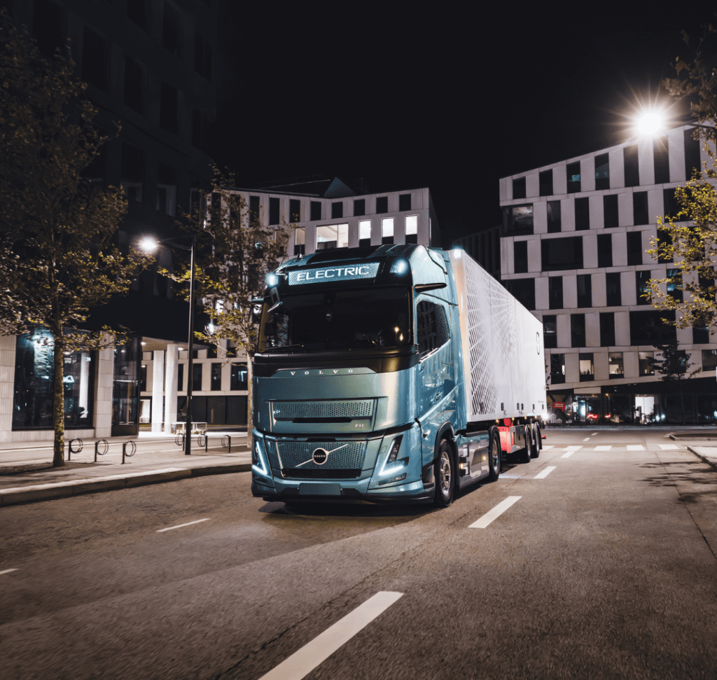 En la imagen se muestra el FH Electric, de Volvo Trucks