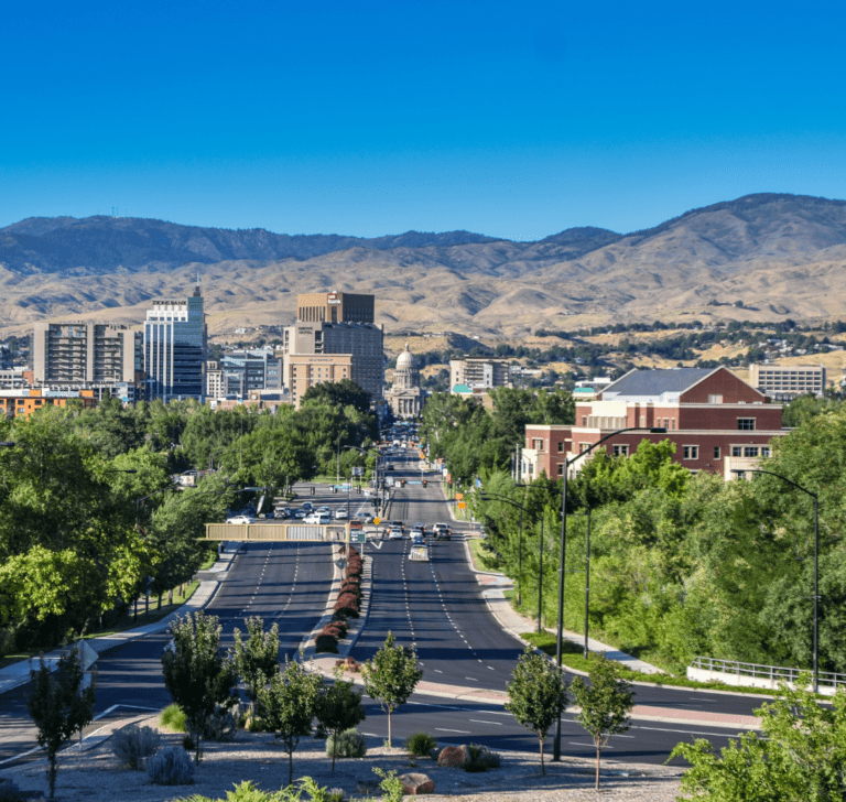 En la imagen se muestra el estado de Idaho