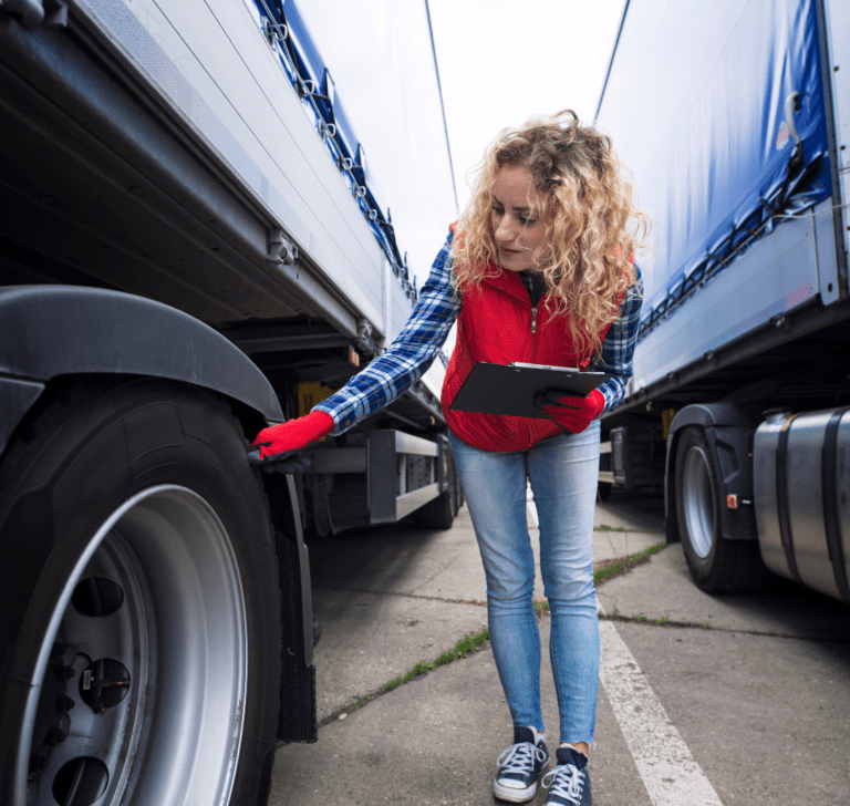 En la imagen se muestra una camionera