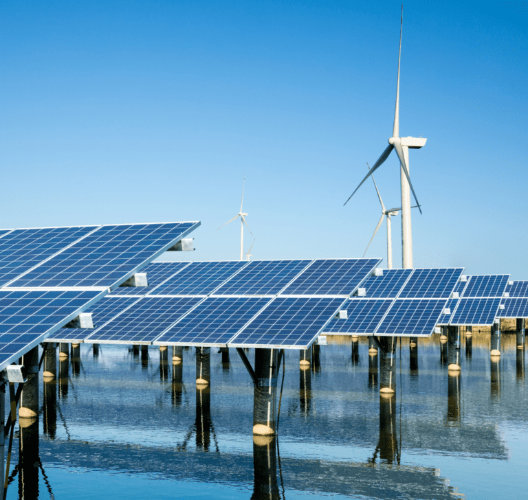 En la imagen se muestran energías limpias
