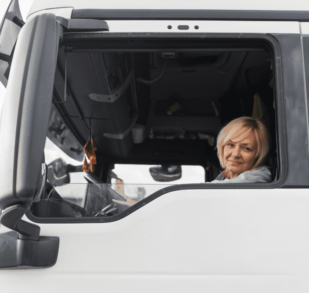 En la imagen se muestra una camionera