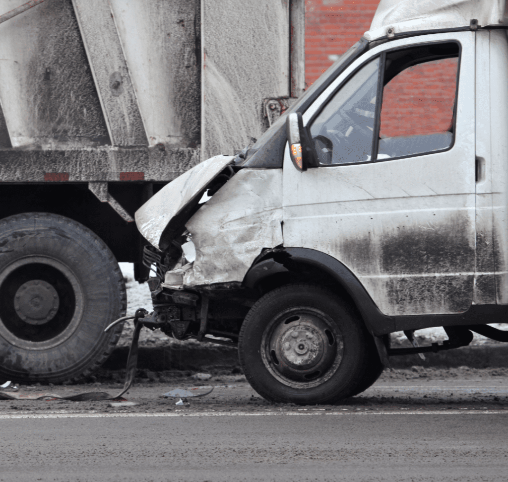 En la imagen se muestra un accidente de camión