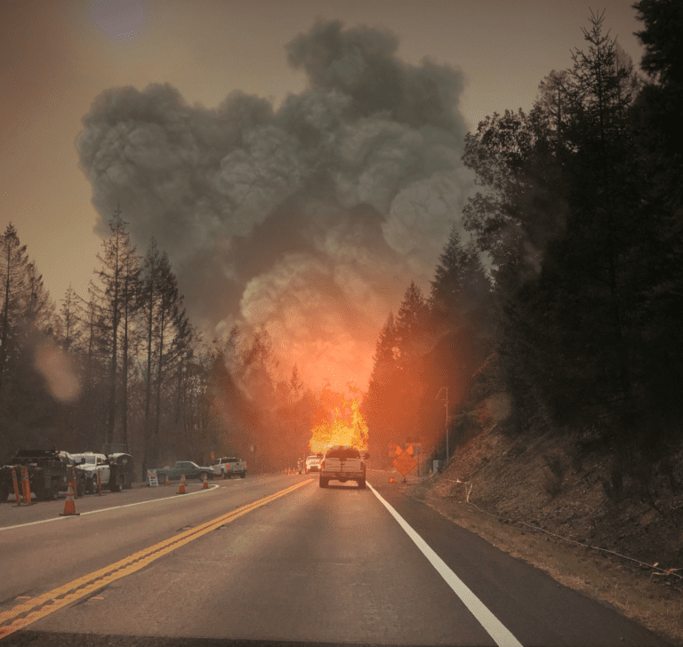 El sector del transporte por carretera se moviliza para ayudar a las víctimas del incendio forestal de Los Ángeles