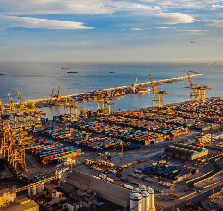 En la imagen se muestra un puerto