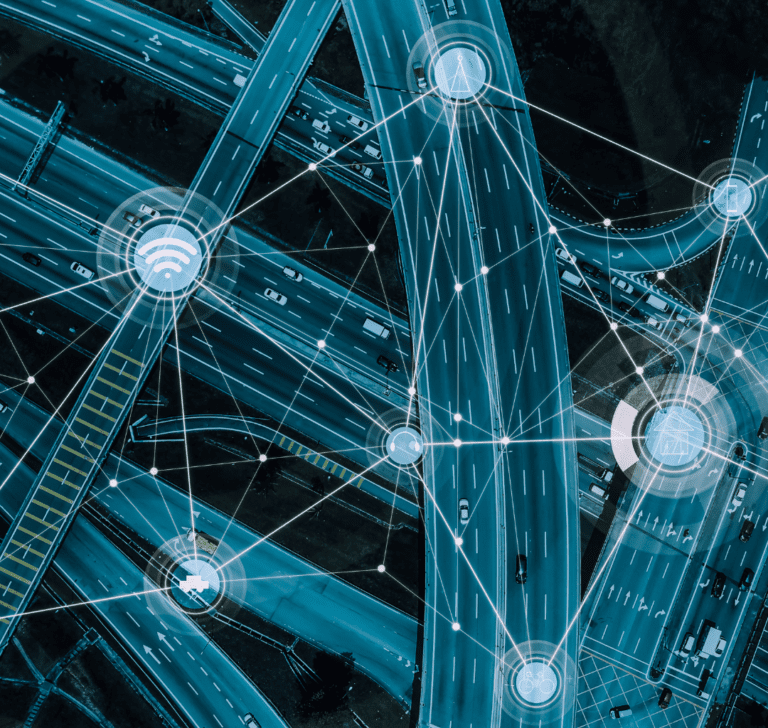 En la imagen se muestra una carretera representando conectividad