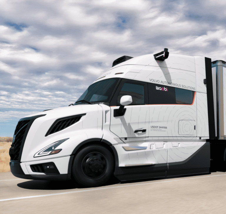 Camión Waabi y Volvo Autonomous Solutions