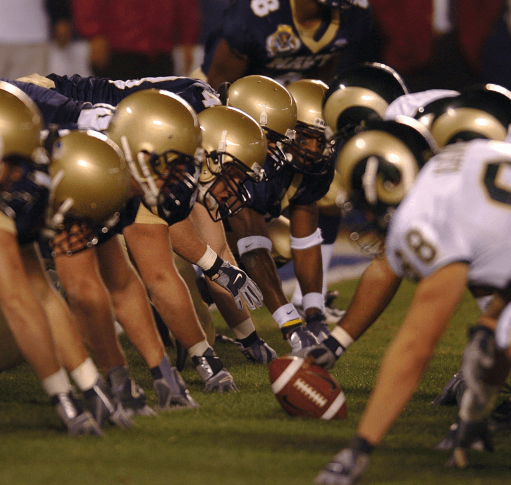 En la imagen se muestra un equipo de fútbol americano