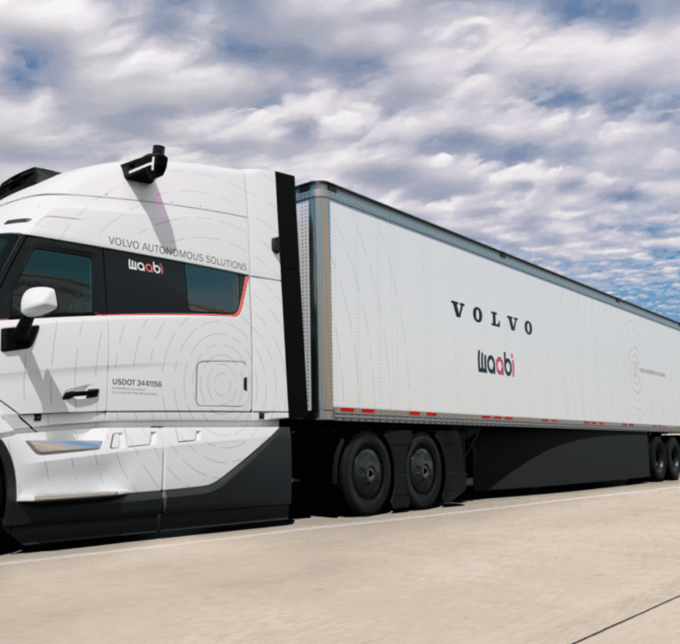 Camión Waabi y Volvo Autonomous Solutions