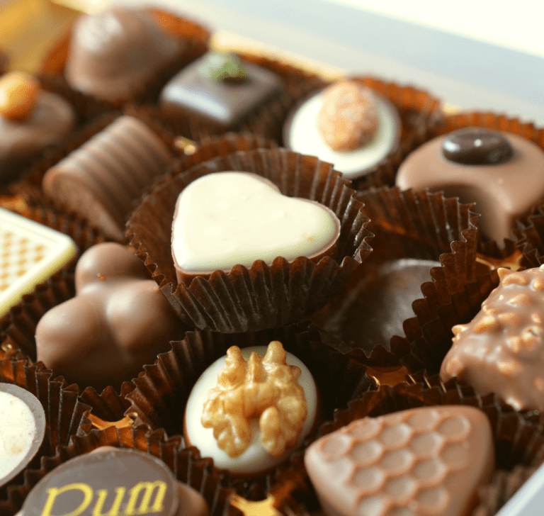 En la imagen se muestran chocolates