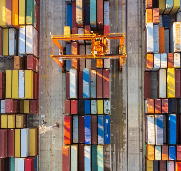 En la imagen se muestra un puerto de carga