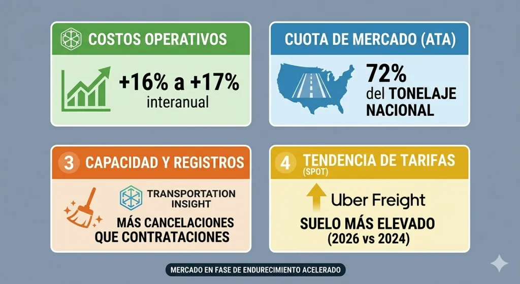 Costos y tarifas transporte 2026