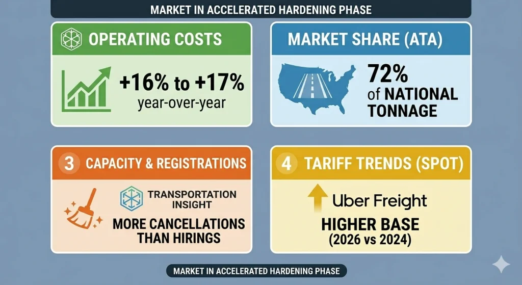 Rates industry transport 2026