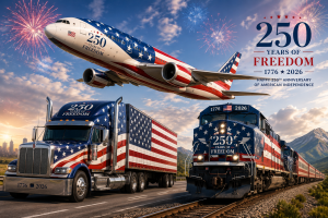 America250 Hits the Rails, Roads, and Skies With Commemorative Vehicles
