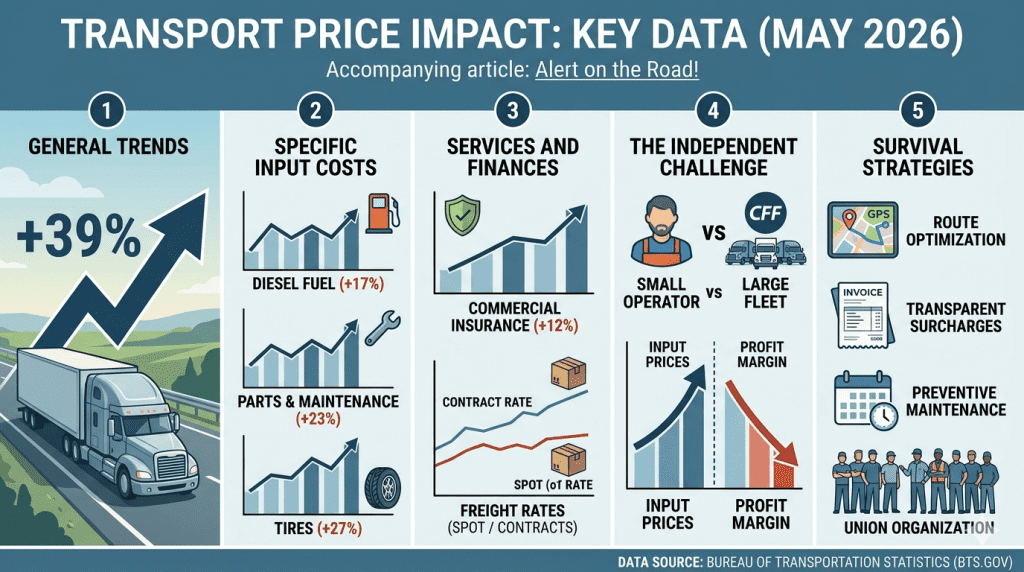Infographic on prices and key data