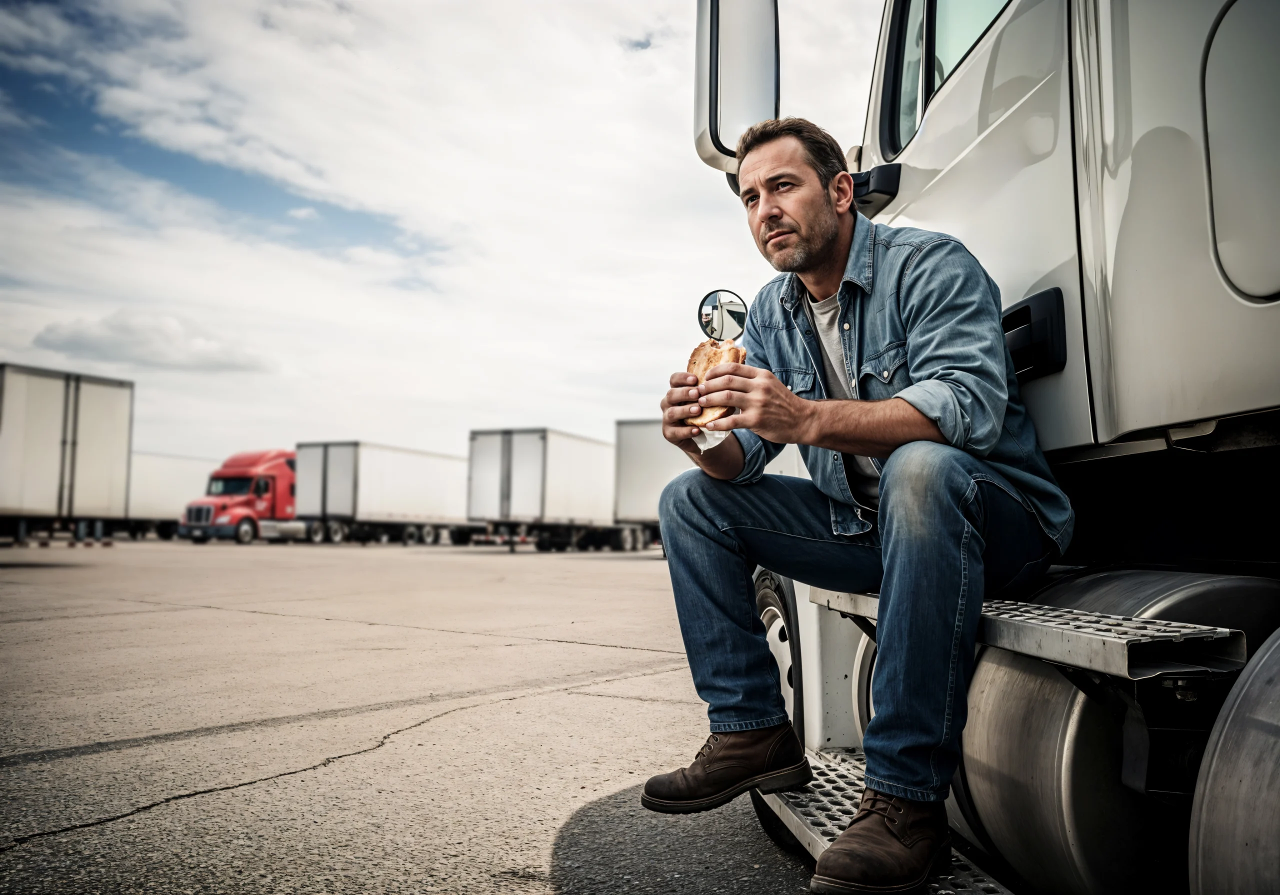When do you need to take a 30-minute break while driving as a truck driver?