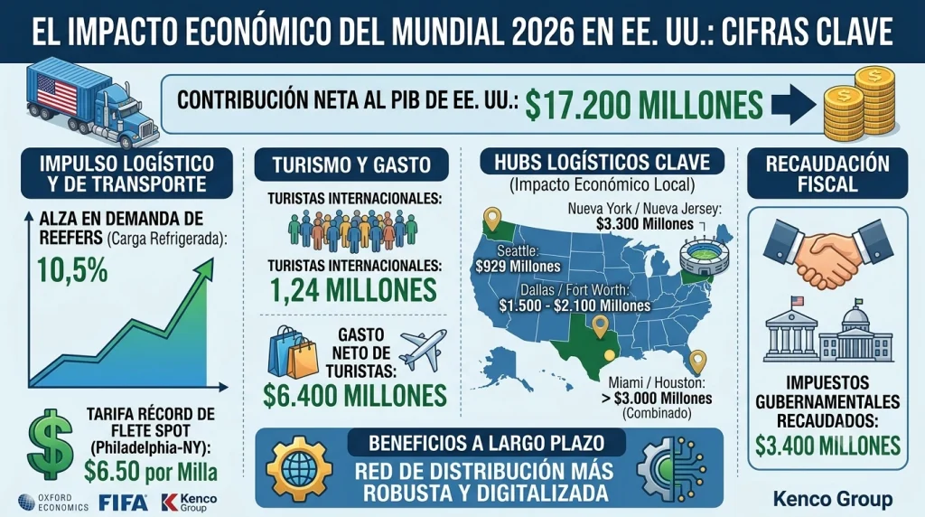 Infografía cifras clave Mundial 2026